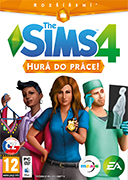 DVD obal z The Sims 4 Hurá do práce!