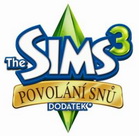 České logo datadisku The Sims 3 Povolanie snov