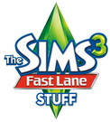Logo nového minidatadisku The Sims 3 Fast Lane Stuff