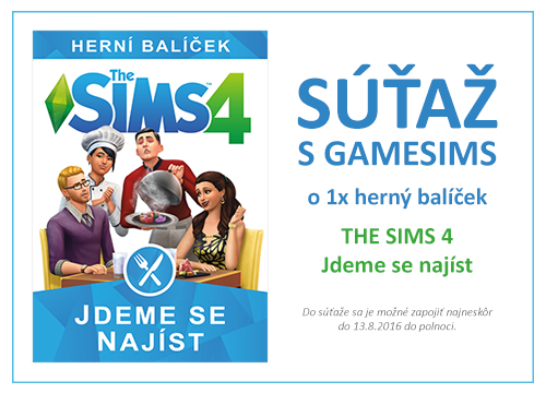 Súťaž o herný balíček The Sims 4 Jdeme se najíst