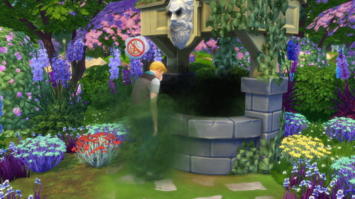The Sims 4 Romantická záhrada: Studňa prianí