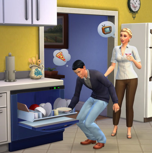 Umývačka riadu v The Sims 4