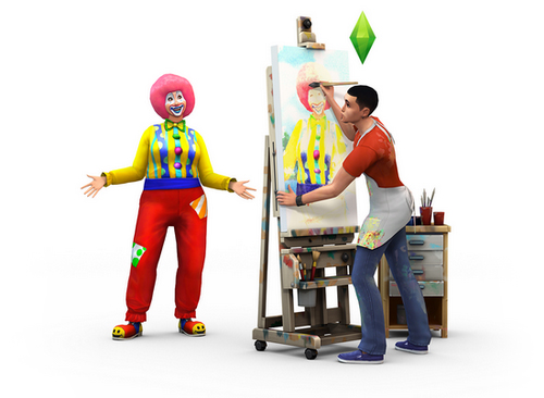 Maľovanie podľa predlohy ako novinka v The Sims 4