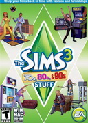 CD obal k The Sims 3 Štýl 70., 80. a 90. rokov / Styl 70., 80. a 90. let