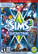 Vynovený CD obal k dodatku The Sims 3 Showtime